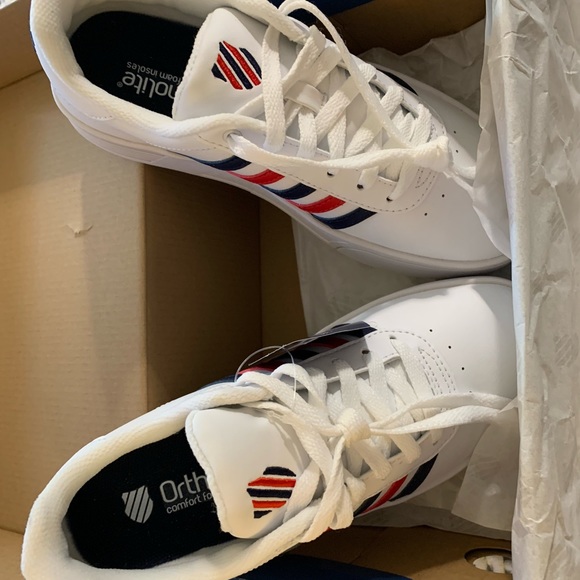 Women’s K-Swiss Court Lite Stripe Sneakers - Size 7 - Picture 2 of 6